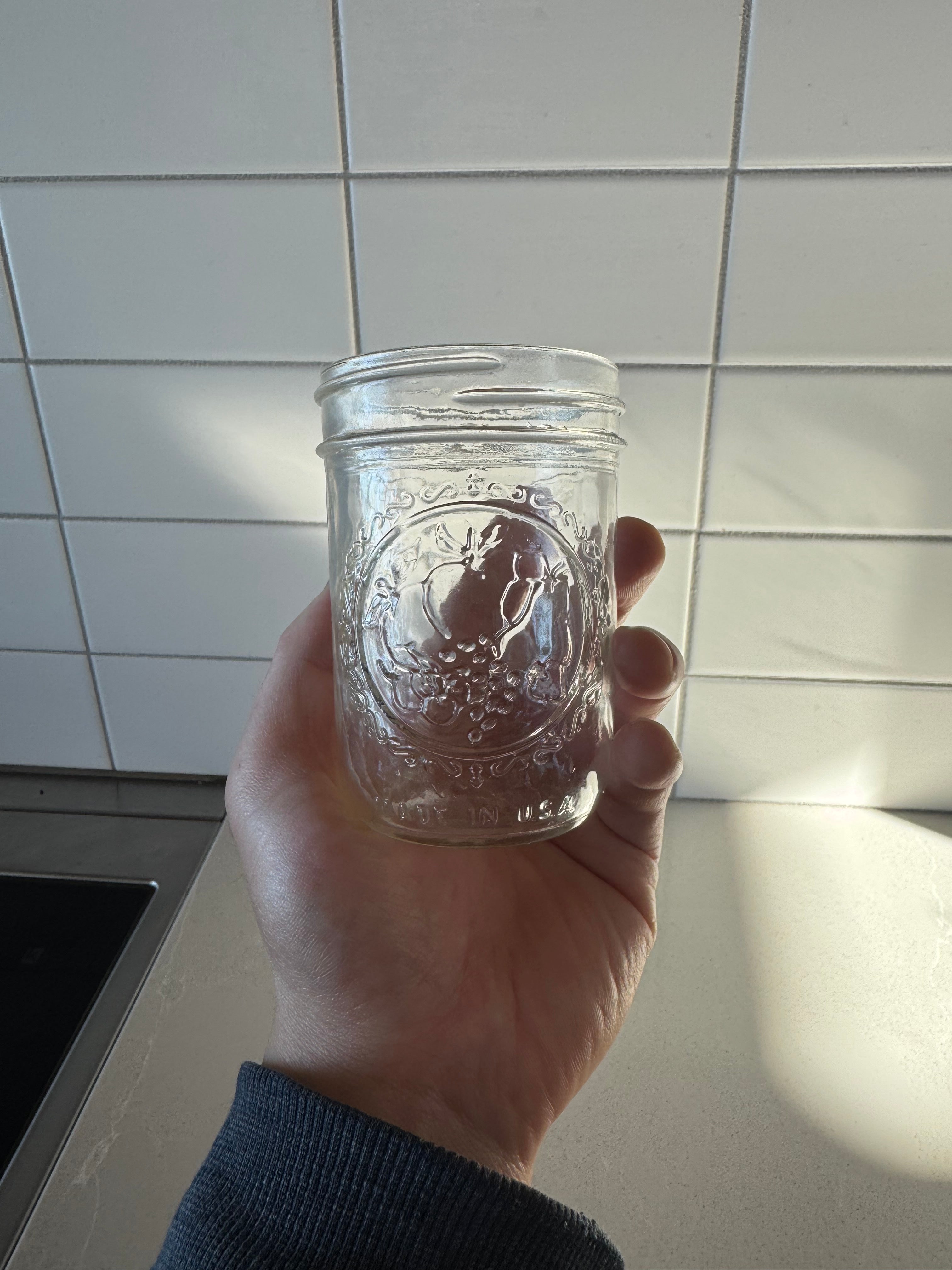 Clean glass after dishwasher