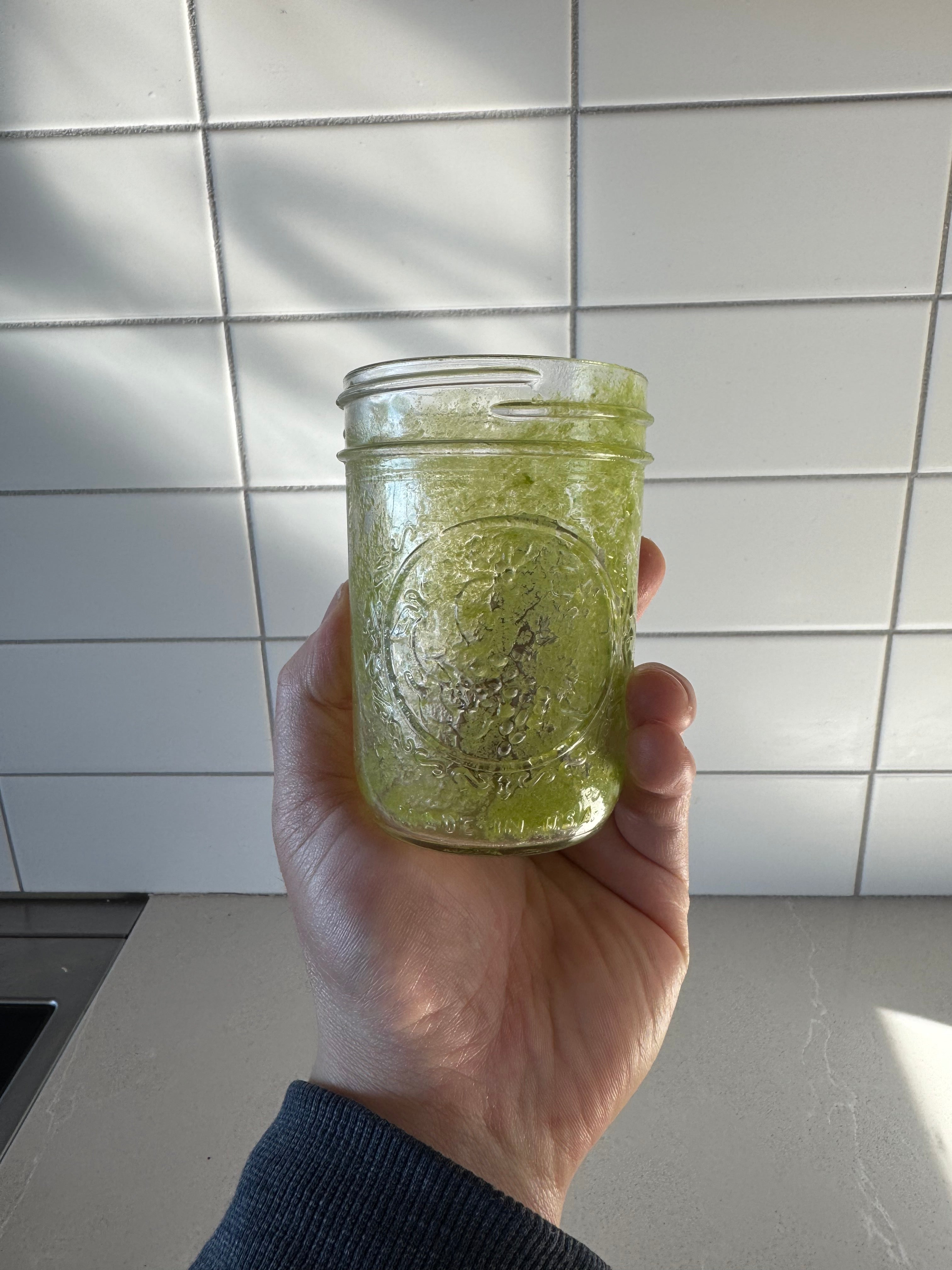 Dirty Glass Before Dishwasher